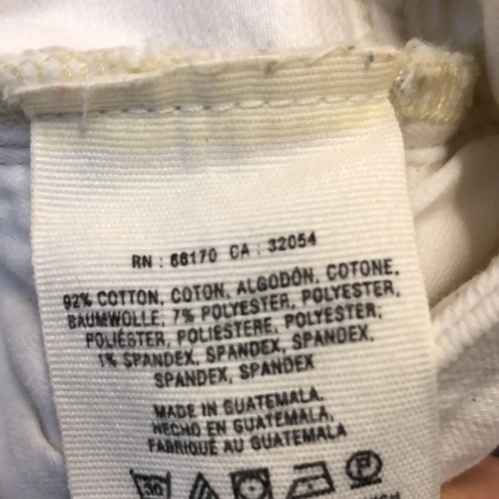 Anthropologie Pilcro & The Letterpress White Denim Bermuda Jeans Shorts Size 27 - Picture 8 of 9